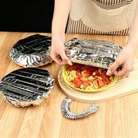 Couvre-aliments isothermes réutilisables en CPP argenté de 38 cm, étanches, anti-poussière et conservant la chaleur, avec couvercle, pour la restauration (commande en gros) - Prix usine
