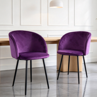 Ensemble de table et chaises de salle à manger pour la maison, chaises rembourrées pour la cuisine, restaurant, table à dîner 4 ou 6 places avec chaises