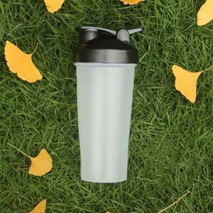 스테인리스 믹싱볼이 있는 단백질 쉐이커 병, 새지 않는 플라스틱 헬스 병, 600ml BPA 프리, 맞춤형 로고 대량 주문 가능 - Product Image 2