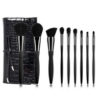 Professional Makeup Brush Set with Belt Bag