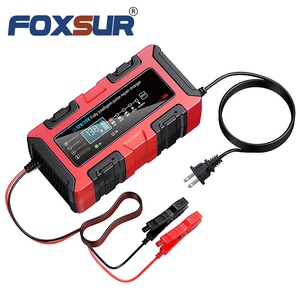 เครื่องชาร์จแบตเตอรี่อัจฉริยะ FOXSUR BC122410F แบบพัลส์ 12V10A สำหรับรถจักรยานยนต์ 24V5A สำหรับแบตเตอรี่ตะกั่วกรด อุปกรณ์เสริมแบตเตอรี่ดิจิตอล - Product Image 4
