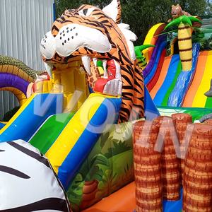 Extérieur zoo <span class=keywords><strong>Sauvage</strong></span> maison <span class=keywords><strong>de</strong></span> saut avec toboggan Grand jungle parc pour enfants gonflable maison <span class=keywords><strong>de</strong></span> videur super aire <span class=keywords><strong>de</strong></span> jeux <span class=keywords><strong>château</strong></span> Offre Spéciale - Product Image 2
