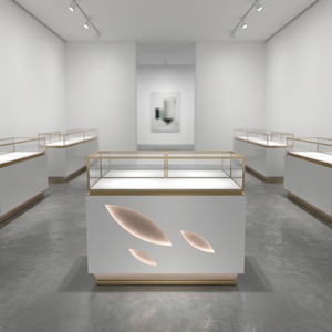 Professional Customized Jewellery Store Display Showcase Luxury Jewelry Shop Counter Design Jewelry Shop Interior Design - Product Image 1