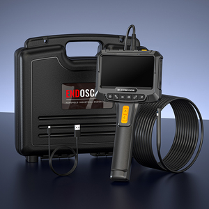 Meilleure vente Tête rotative à 360 degrés 2MP HD 5 pouces Caméra d'inspection de <span class=keywords><strong>pipeline</strong></span> à écran Endoscope industriel - Product Image 1