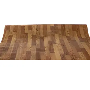 Tikar lembar karpet penutup lantai vinil penjualan laris dicetak rol lantai kayu imitasi lantai plastik murah linolium Pvc halus