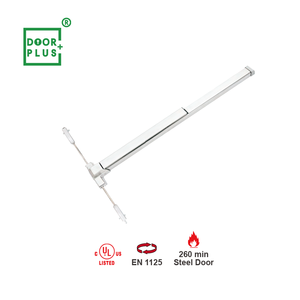 Doorplus Barra de empuje de emergencia comercial con clasificación contra incendios Barra de pánico de salida de emergencia Barra de pánico de bloqueo de 3 puntos para puertas de aluminio - Product Image 1