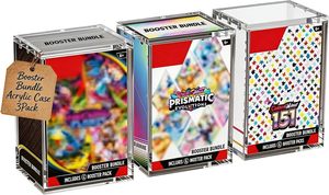 Premium Magnetic Acrylic <b>Protector</b> Case Classic 151 Booster Bundle Clear Display for TCG Collectors - Product Image 2