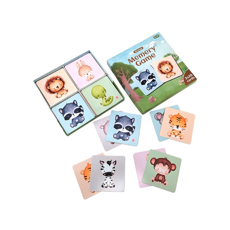 Custom Printed English Educational Animals Words