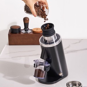 Molinillo de Café Eléctrico de Acero Inoxidable para Uso Doméstico, Molinillo de Dosis Única con Muelas Planas, Cafetera Manual para Espresso - Product Image 4