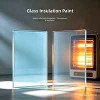 Peinture isolante transparente pour verre, nanotechnologie, revêtement liquide isolant, peinture pour verre automobile