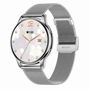 <span class=keywords><strong>Reloj</strong></span> <span class=keywords><strong>Inteligente</strong></span> Deportivo de Forma Redonda para Mujeres y Niñas con Brújula, Correa de Silicona, Pantalla AMOLED, el <span class=keywords><strong>Mejor</strong></span> Rastreador de Actividad Física - Product Image 3