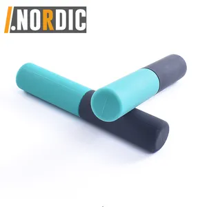 Penutup Silikon Lembut Pemberat Tangan Set Dumbbell Berjalan untuk Wanita & Pria dengan Tali Reflektif-Jogging/Lari/Terapi Fisik