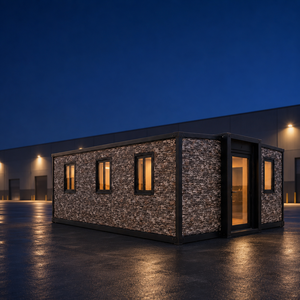 บ้านสำเร็จรูป NewGen Tiny Homes โมเดิร์น คอนเทนเนอร์ แคปซูลเฮาส์ ขนาด 20 ฟุต โครงสร้างแข็งแรง กันน้ำ ขยายได้ รับประกัน 1 ปี - Product Image 1