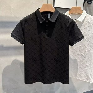 <span class=keywords><strong>Polo</strong></span> de Algodón de Lujo para <span class=keywords><strong>Hombre</strong></span>, Corte Regular, Estilo Vintage, Diseño Exclusivo, Manga Corta, Cuello Redondo, Estampado, Secado Rápido, Tejido - Product Image 6