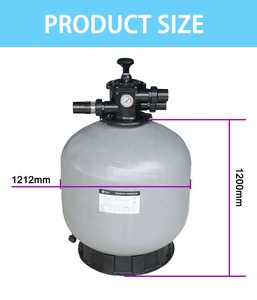 Filtration Fiberglass Automatic Backwash Swimming <b>Pool</b> <b>Sand</b> <b>Filter</b> with Pump - Product Image 3