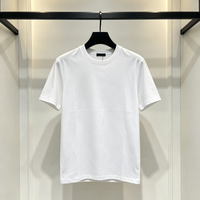 T-shirt blanc en coton biologique tricoté, col rond, pour homme, doux, respirant, séchage rapide, broderie personnalisée, directement de l'usine, marque privée