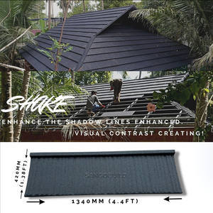 Строительные материалы, гофрированная металлическая кровельная черепица, Индия, Южная Африка, листовой лист, цветной камень, покрытая металлической черепицей - Product Image 2