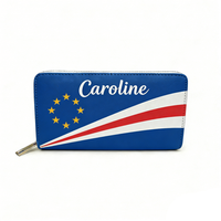 Großhandel Kamerun Kaukasus Kap der Guten Hoffnung Kap Verde Inseln Caroline Charlotte Themen-Souvenir Leder-Geldbörse