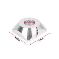 Outil de démontage en aluminium, cône de centrage de roue, changeur de pneus, cône d'équilibrage de roue universel pour voitures, SUV, camions, 2,9 4,4/5,4 pouces