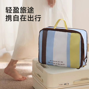 Travel Clothing Organizer Storage <b>Bags</b> Rectangle Waterproof Large Capacity For Home Travel <b>Compression</b> Suitcases Underwear - Product Image 4