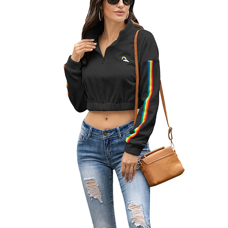 Tùy chỉnh biểu tượng tùy chỉnh Womens Hoodies Áo nỉ, Bán Buôn thời trang dạo phố crewneck Áo Nỉ/