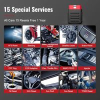 Herramienta de Diagnóstico Automotriz MUCAR BT200 PRO, Escáner OBD2 con Bluetooth y Wifi para Todos los Autos, Probador OBD 2 con 15 Funciones de Reinicio y Diagnóstico