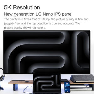 Монитор KUYCON P40U, 60 Гц, шаг пикселя 0.184 мм, 139 PPI, 5K IPS, 40 дюймов, корпус из алюминиевого сплава, без кронштейна - Product Image 4