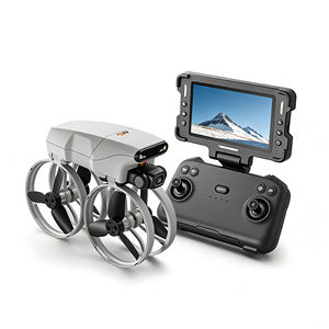 Mini drone pliable M6S pour débutants, avec LED, WiFi, double caméra 4K, moteur brushless, vol stationnaire à flux optique, longue portée, FPV, quadricoptère RC - Product Image 1