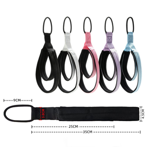 Nueva Correa Elástica Ajustable Multi-Bucles para Ejercicios, Correa de Estiramiento para Pies, Correa Doble para <span class=keywords><strong>Pilates</strong></span> <span class=keywords><strong>Reformer</strong></span>, Correa de Yoga - Product Image 3
