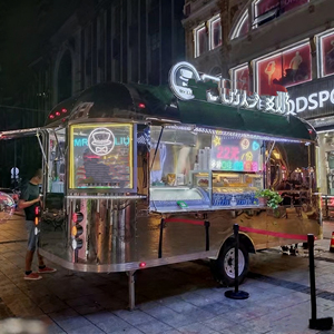 Remolque de Comida Móvil de Acero Inoxidable y Aluminio Personalizado de Proveedor Chino, Camión de Comida Rápida para Aperitivos y Dulces - Product Image 2