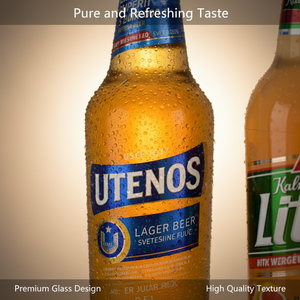 Custom rectangular <b>waterproof</b> BOPP beer can <b>labels</b>; in-house <b>label</b> printing for 500ml beer bottles; roll-on stickers - Product Image 3