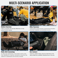 Système de récupération par compression d'air à 6 chambres, dispositif séquentiel professionnel, technologie de capteur intelligent, massage des jambes portable