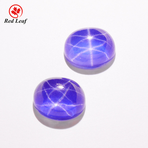 Trang Sức Redleaf Flat Oval Đá Mài Tròn Lcolor Đá Quý Lỏng Hồng Ngọc Xanh Tổng Hợp <span class=keywords><strong>Opal</strong></span> - Product Image 3