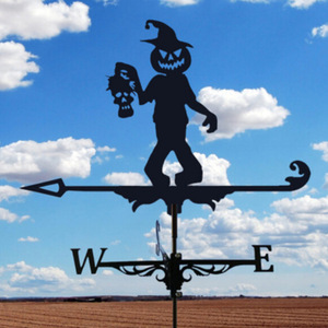 Creative <strong>Weather</strong> <strong>Vane</strong> Metal Weathervane Garden Stake <strong>Wind</strong> Direction Indicator for House Garage Cupola Barn - Product Image 4