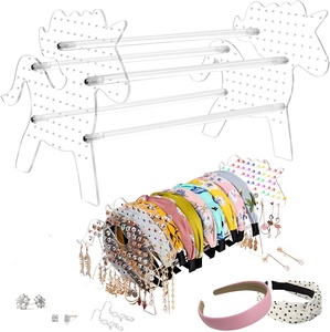 हेडबैंड धारक, हेयरबैंड आयोजक यूनिकॉर्न इयररिंग धारक के लिए स्पष्ट हेड बैंड डिस्प्ले स्टैंड - Product Image 3