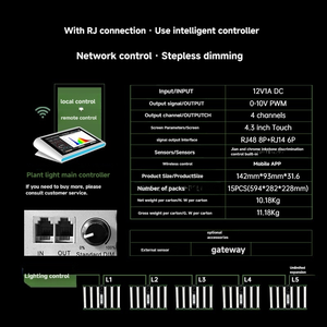 Lámpara <span class=keywords><strong>de</strong></span> Cultivo LED CENKODA <span class=keywords><strong>de</strong></span> 240W, 320W, 400W Adecuado para uso personal y comercial. Viene con una garantía <span class=keywords><strong>de</strong></span> 5 años. - Product Image 2