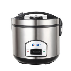 Cuisinière à riz électrique en acier inoxydable 2L/3L/4L/5L/6L avec tasse à mesurer - Contrôle numérique du minuterie, cuisson rapide pour hôtels, maisons, restaurants - Product Image 1
