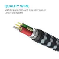 Câble USB-A vers USB-C en nylon tressé, haute vitesse, charge rapide 5V et synchronisation des données, plusieurs longueurs disponibles pour téléphone