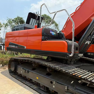 รถขุดตีนตะขาบ Doosan DX340LC-9C มือสอง ราคาถูก น้ำหนัก 34 ตัน รุ่นปี 2021 เครื่องยนต์ เกียร์ ปั๊ม PLC สำหรับงานเหมือง ได้รับการรับรองมาตรฐาน CE - Product Image 3