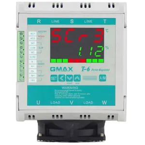 GMAX 3 चरण Thyristor बिजली नियामक RS485 और अलार्म के साथ GMAX डिजिटल बिजली नियामक, तीन चरण, 40A, औक्स बिजली की आपूर्ति: 380VAC