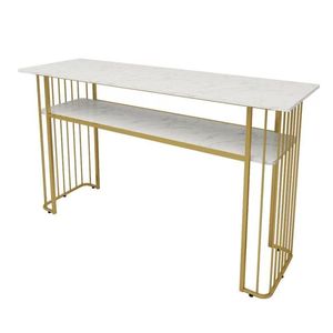 Marbling Texture Manicure Table Set Wooden Steel Frame Salon <b>Nail</b> <b>Desk</b> with <b>Nail</b> Chair Salon <b>Nail</b> Table and Chair Set - Product Image 1
