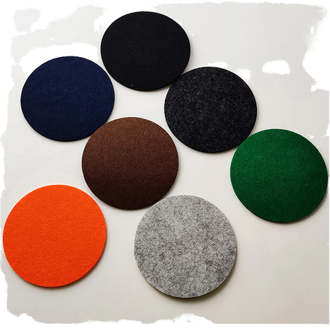 Modern Water Absorbent Heat Insulation Tea Coaster Set Customizable Stock Colorful Fabric Felt Teapot Mat Placemat Wholesale