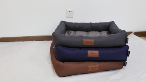 Hersteller Großhandel blau grau Sofa kissen Memory Foam Kühlung Hunde bett ortho pä dische Serie - Product Image 6