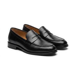 Mocasines Casuales Hechos a Mano para Hombre, Zapatos de Conducir, Mocasines Planos de Cuero Vacuno Genuino - Product Image 1