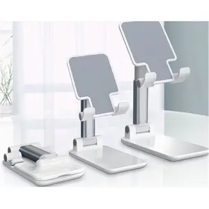 Wholesale holder cellphone school-Aluminum plastic mobile phone holder stand office home school use lazy phone stand