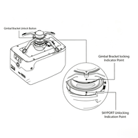 Capteur LiDAR LiAir H600 pour drone à voilure fixe VTOL, scanner laser monté sur drone pour la topographie et la cartographie professionnelles des terrains