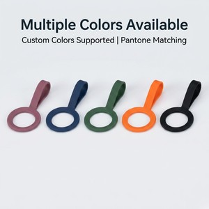 Custom Silicone <b>Water</b> <b>Bottle</b> Handle <b>Strap</b> Portable Sports Drinking Carrier Grip Holder OEM Factory Direct Custom LOGO - Product Image 2