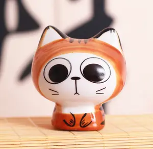 Commerci all'ingrosso Cute cat libreria scrivania decorazioni per la camera da letto artigianato promozionale in ceramica giapponese