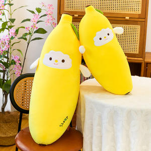 Joli petit oreiller en peluche en forme de <span class=keywords><strong>banane</strong></span> agneau endormi - un excellent cadeau d'anniversaire pour les garçons et les filles - Product Image 4