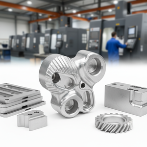 Componentes CNC de Precisión, Piezas de Aleación de Aluminio, Latón y Titanio, Servicio de Mecanizado Personalizado, Fresado de 3 Ejes, Torneado, Corte por Hilo EDM - Product Image 1